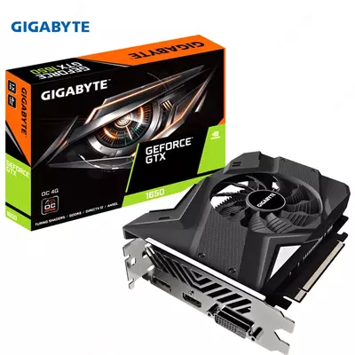 Видеокарта Gigabyte - 4GB GeForce GTX1650 128Bit GDDR5 GV-N1656D6-4GD