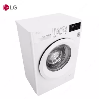 Стиральная машина автомат LG F2J5NS3W 6кг Белый