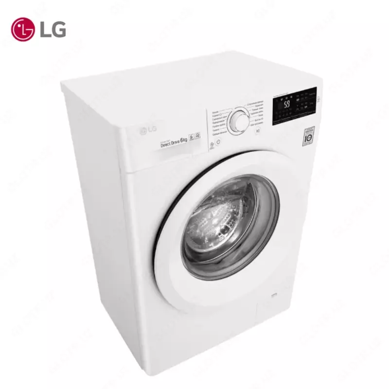 Стиральная машина автомат LG F2J5NS3W 6кг Белый