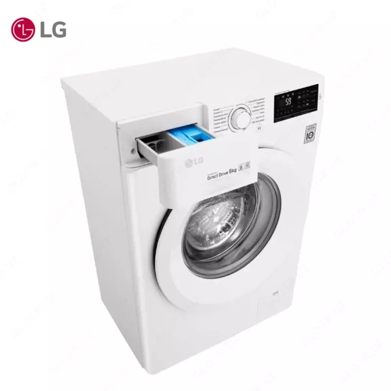 Стиральная машина автомат LG F2J5NS3W 6кг Белый