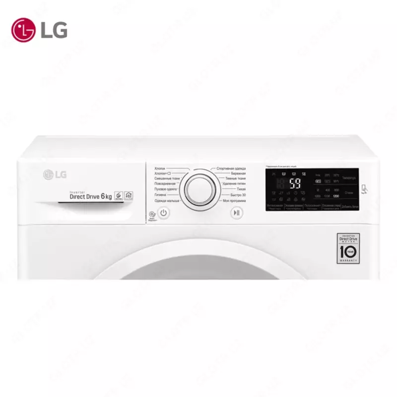 Стиральная машина автомат LG F2J5NS3W 6кг Белый