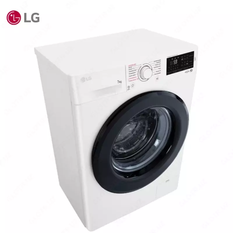 Стиральная машина автомат LG F2M5HS6W 7кг Steam Белый