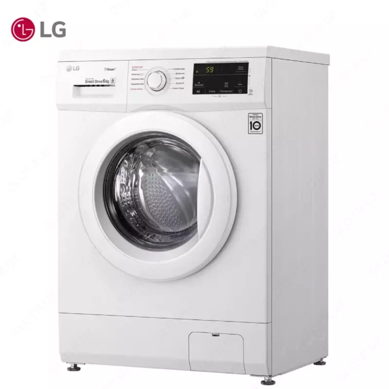 Стиральная машина автомат LG F2J3NS0W 7кг Steam Белый