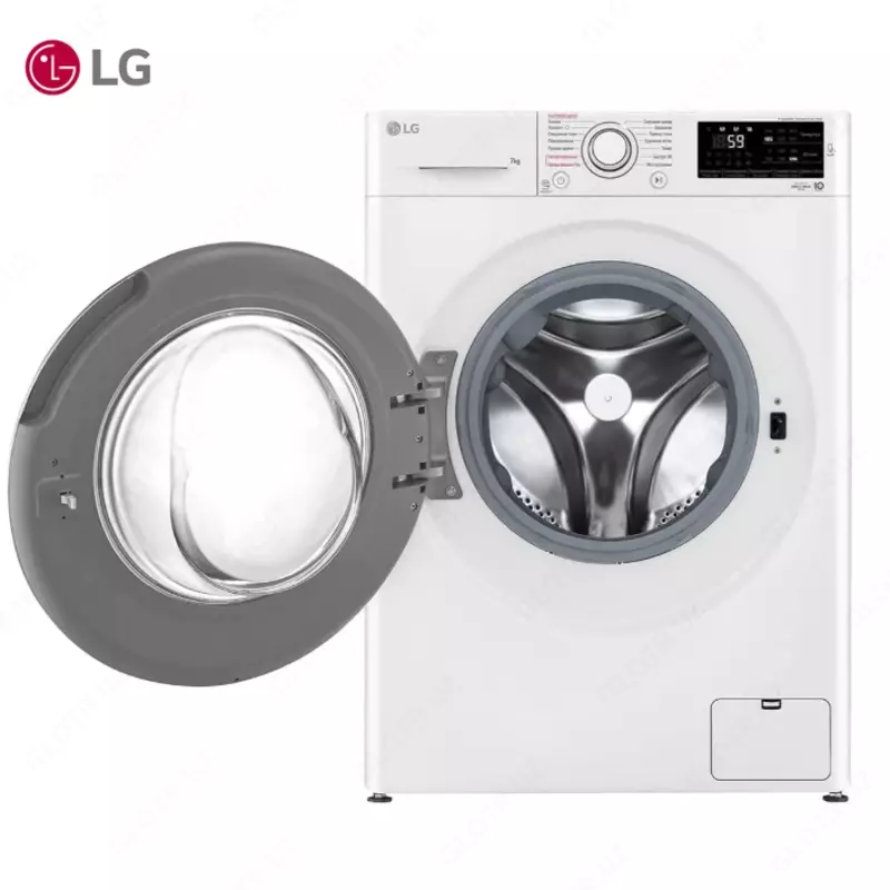 Стиральная машина автомат LG F2J6HSFW 7кг Steam Белый