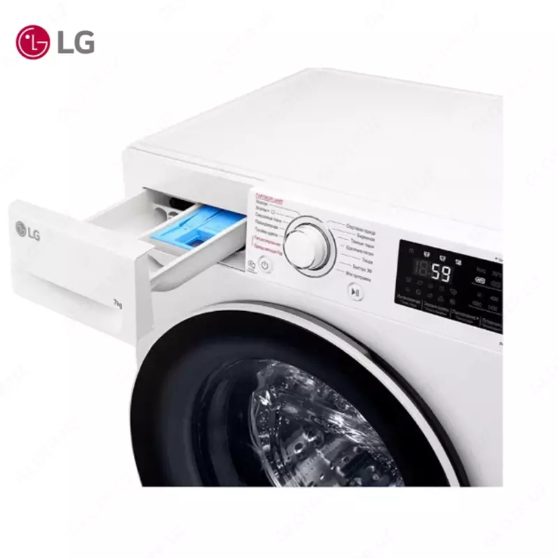 Стиральная машина автомат LG F2J6HSFW 7кг Steam Белый