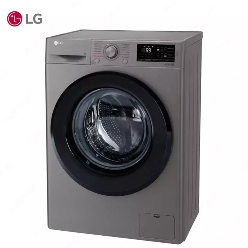 Стиральная машина автомат LG F2M5HS6S 7кг Steam Серый