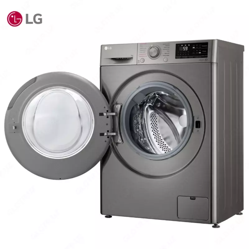 Стиральная машина автомат LG F2J6HSDS 7кг Steam Серый