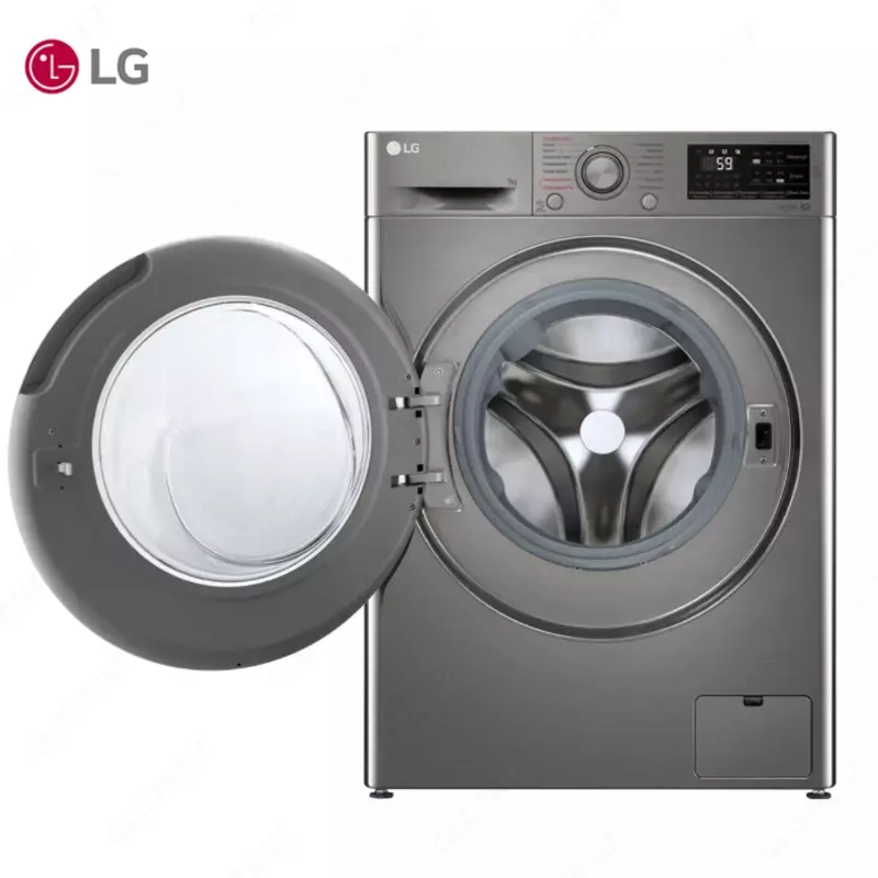 Стиральная машина автомат LG F2J6HSDS 7кг Steam Серый