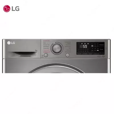 Стиральная машина автомат LG F2J6HSDS 7кг Steam Серый