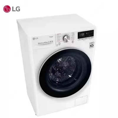 Стиральная машина автомат LG F2V7GW1W Steam, TurboWash, AI DD,ThinQ, 8.5кг Белый