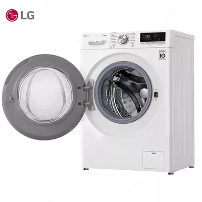 Стиральная машина автомат LG F2V7GW1W Steam, TurboWash, AI DD,ThinQ, 8.5кг Белый