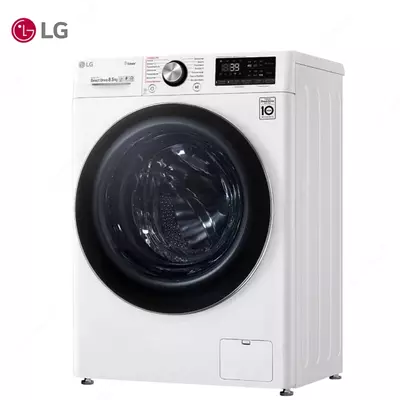 Стиральная машина автомат LG F2V9GW9W Steam+, TurboWash39, AI DD,ThinQ, 8.5кг Белый