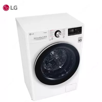 Стиральная машина автомат LG F2V9GW9W Steam+, TurboWash39, AI DD,ThinQ, 8.5кг Белый