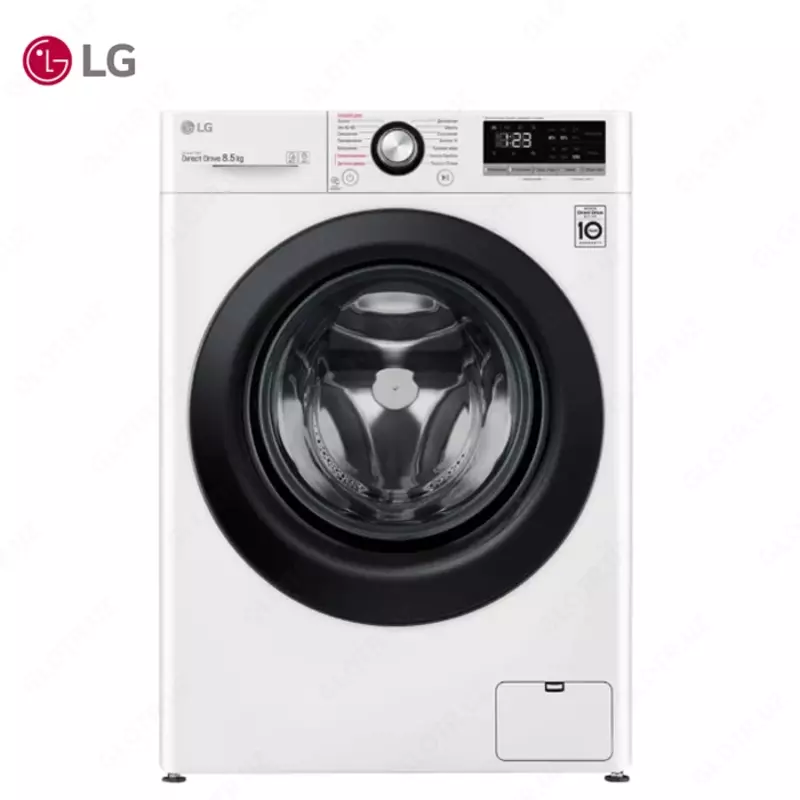 Стиральная машина автомат LG F2V3GS6W Steam AI DD 8.5кг Белый