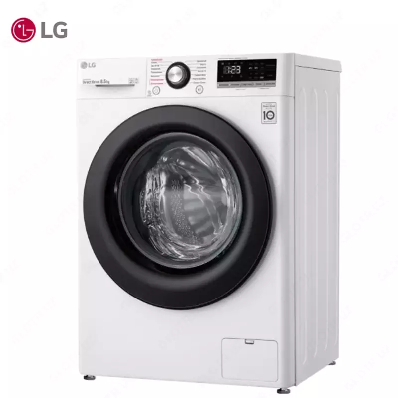Стиральная машина автомат LG F2V3GS6W Steam AI DD 8.5кг Белый