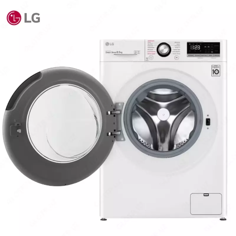 Стиральная машина автомат LG F2V3GS6W Steam AI DD 8.5кг Белый