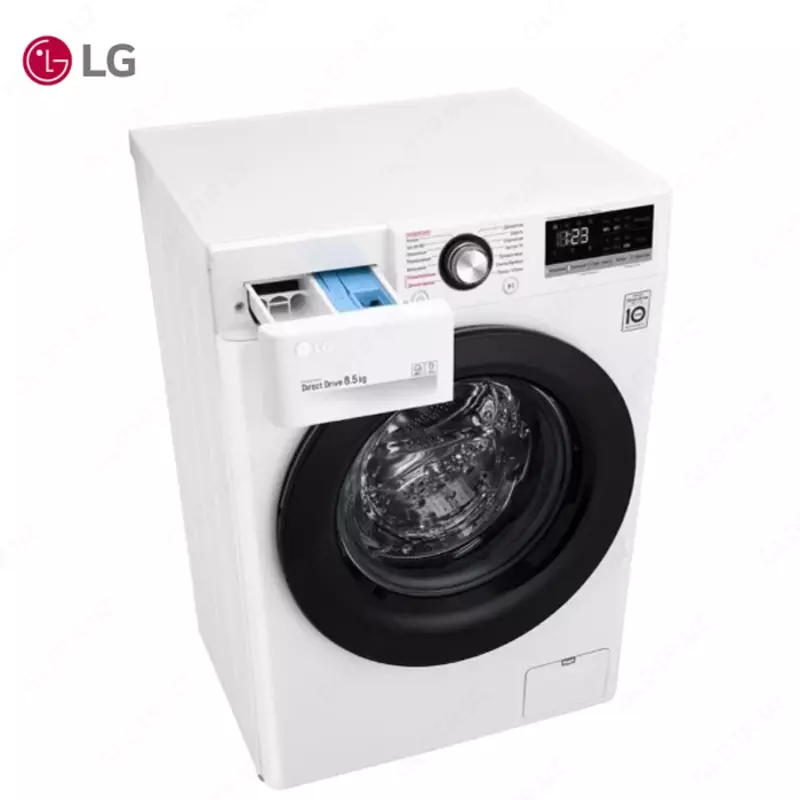 Стиральная машина автомат LG F2V3GS6W Steam AI DD 8.5кг Белый