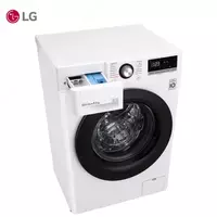 Стиральная машина автомат LG F2V3GS6W Steam AI DD 8.5кг Белый ELSO.uz