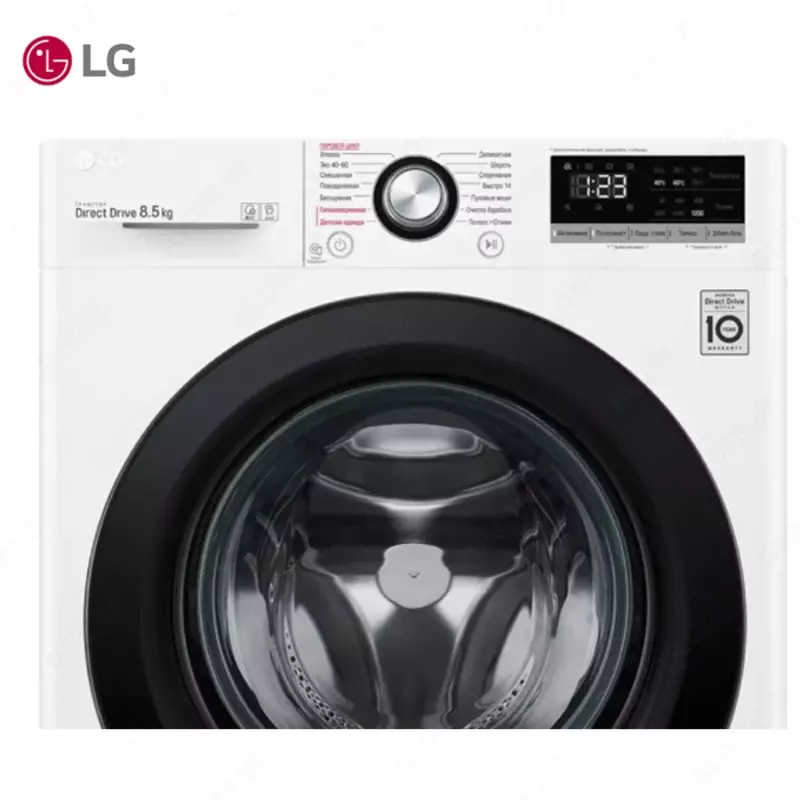 Стиральная машина автомат LG F2V3GS6W Steam AI DD 8.5кг Белый