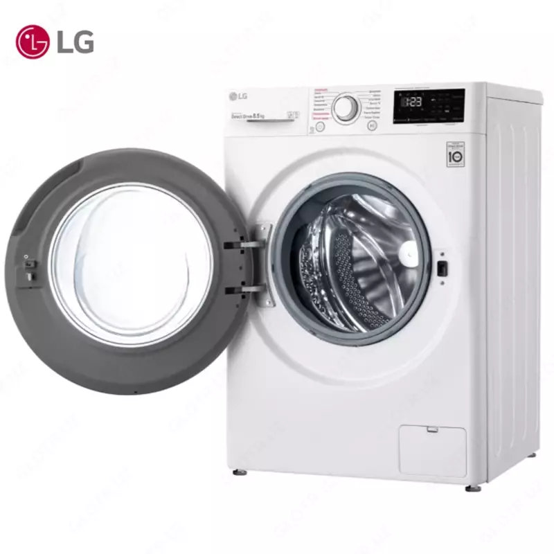 Стиральная машина автомат LG F2V3GS3W Steam AI DD 8.5кг Белый