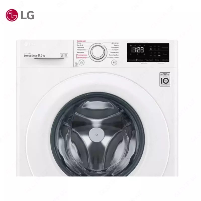 Стиральная машина автомат LG F2V3GS3W Steam AI DD 8.5кг Белый