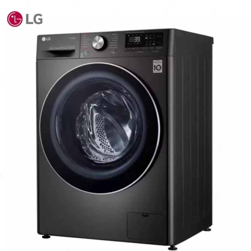 Стиральная машина автомат LG F2V9GW9P Steam+, TurboWash360 AI DD, 8.5кг, Серый