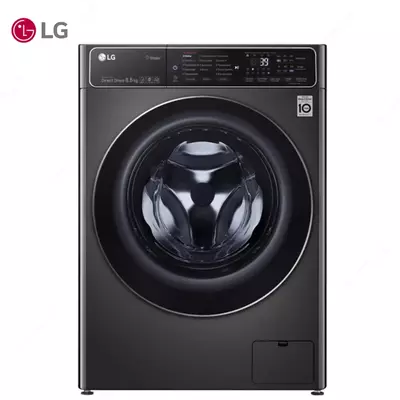 Стиральная машина автомат LG F2T9GW9P Steam+, TurboWash360 AI DD, 8.5кг, Серый
