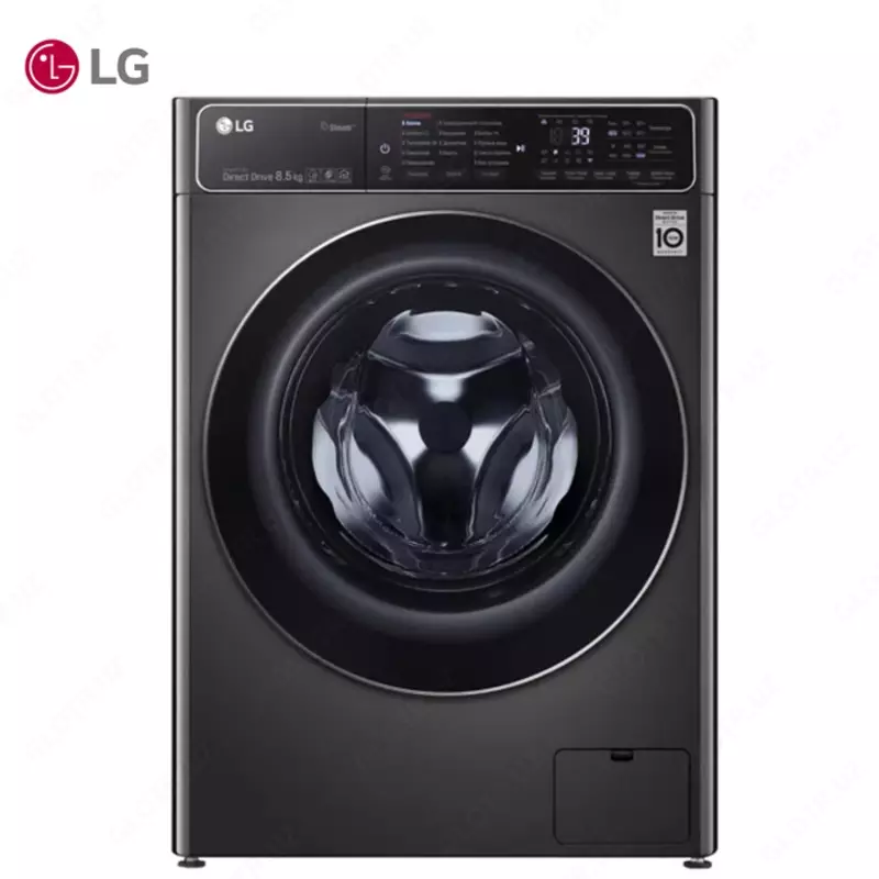 Стиральная машина автомат LG F2T9GW9P Steam+, TurboWash360 AI DD, 8.5кг, Серый