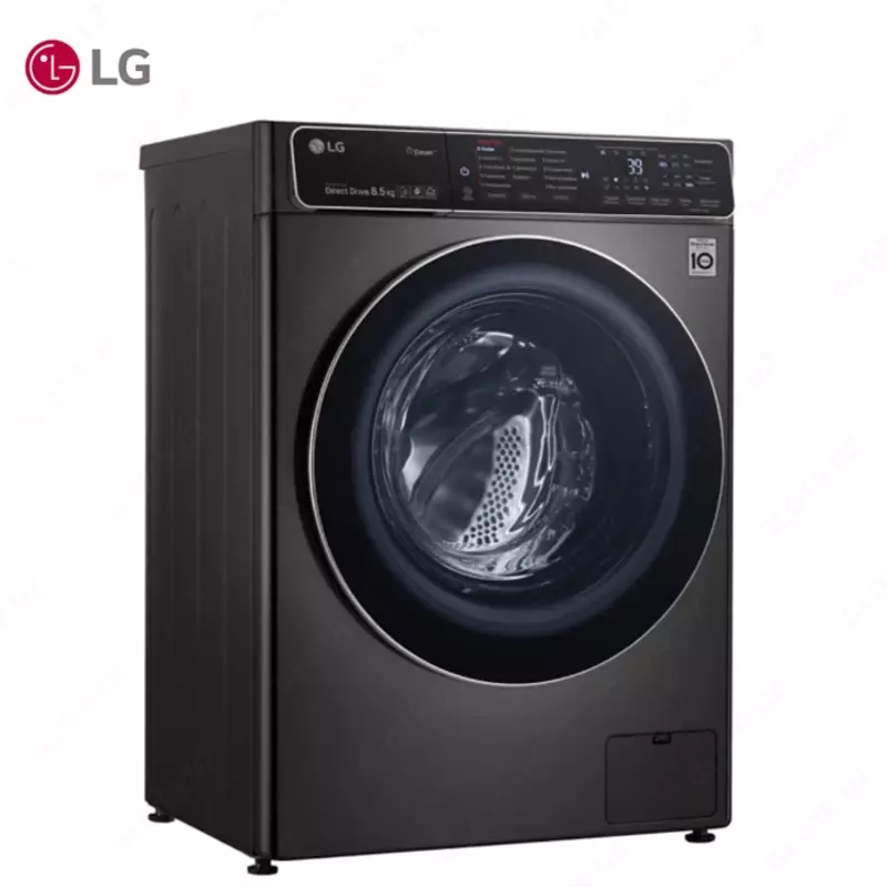 Стиральная машина автомат LG F2T9GW9P Steam+, TurboWash360 AI DD, 8.5кг, Серый