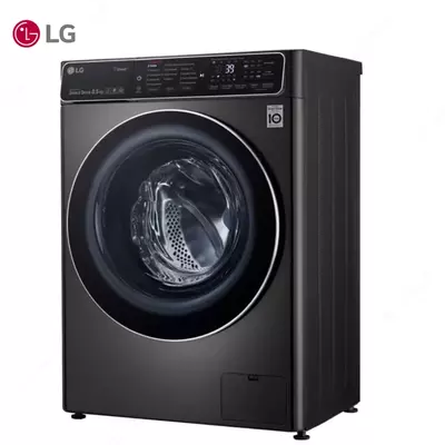 Стиральная машина автомат LG F2T9GW9P Steam+, TurboWash360 AI DD, 8.5кг, Серый