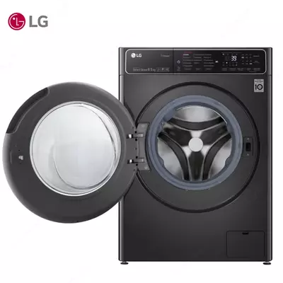 Стиральная машина автомат LG F2T9GW9P Steam+, TurboWash360 AI DD, 8.5кг, Серый