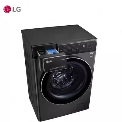 Стиральная машина автомат LG F2T9GW9P Steam+, TurboWash360 AI DD, 8.5кг, Серый