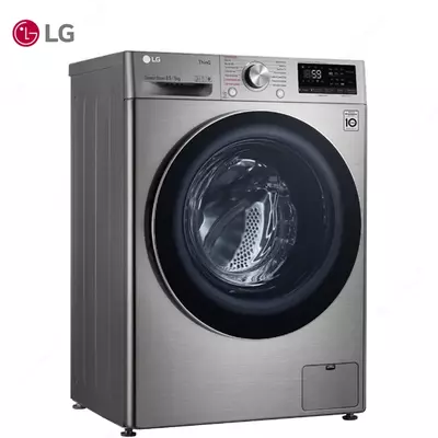 Стиральная машина автомат LG F2V5GG2S Steam+,Сушка, TurboWash59,ThinQ AI DD, 8.5кг, Серый