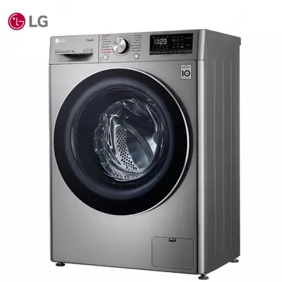 Стиральная машина автомат LG F2V5GG2S Steam+,Сушка, TurboWash59,ThinQ AI DD, 8.5кг, Серый