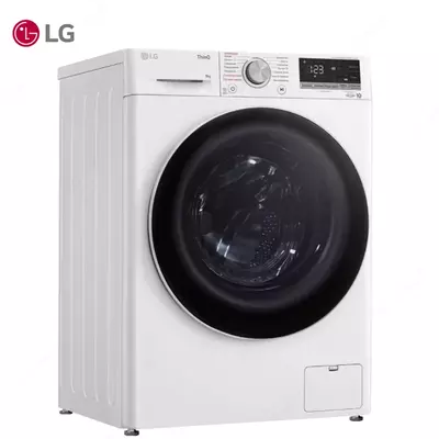 Стиральная машина автомат LG F4V5VS0W Steam, AI DD, 9кг, Белый