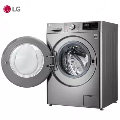 Стиральная машина автомат LG F4V5VG2S EcoHybrid, AI DD,Сушка, ThinQ, 9/6кг, Серый
