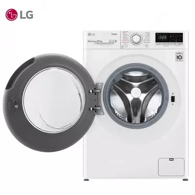 Стиральная машина автомат LG TW4V5RS0W 10.5 кг, Steam+, TurboWash59, AI DD, ThinQ, Белый