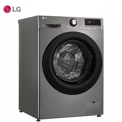 Стиральная машина автомат LG TW4V3RS6S 10.5 кг, Steam, AI DD, ThinQ, Серый