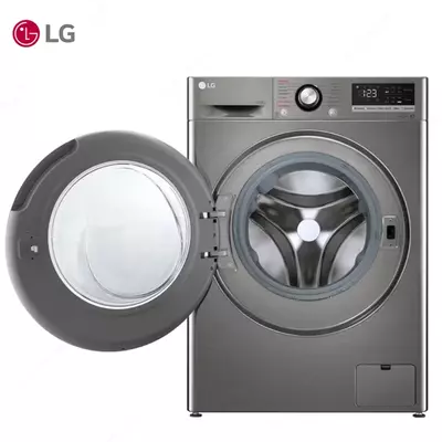 Стиральная машина автомат LG TW4V3RS6S 10.5 кг, Steam, AI DD, ThinQ, Серый