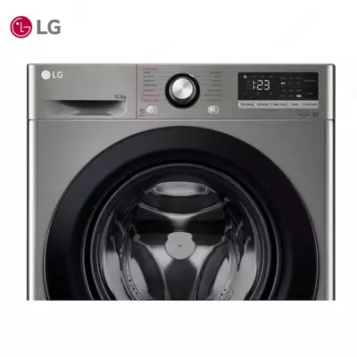 Стиральная машина автомат LG TW4V3RS6S 10.5 кг, Steam, AI DD, ThinQ, Серый