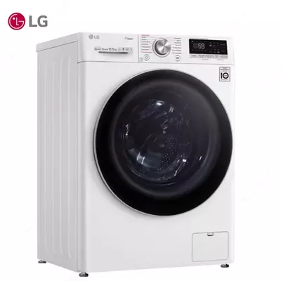Стиральная машина автомат LG TW4V7RW1W 10.5 кг, Steam+,TurboWash, AI DD, Белый