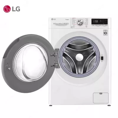 Стиральная машина автомат LG TW4V7RW1W 10.5 кг, Steam+,TurboWash, AI DD, Белый