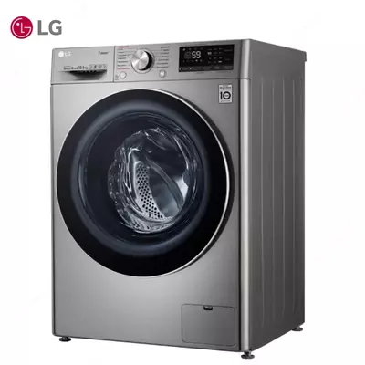 Стиральная машина автомат LG TW4T9RW9P 10.5 кг, Steam,TurboWash59,ThinQ, AI DD, Серый