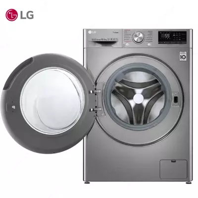 Стиральная машина автомат LG TW4T9RW9P 10.5 кг, Steam,TurboWash59,ThinQ, AI DD, Серый
