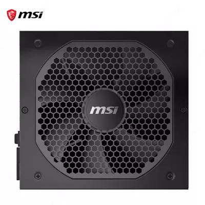Блок питания MSI MPG A750GF, 80 Plus Gold, Modular, 750 Watt Power Supply, 100% All Japanese 105°C Capacitor