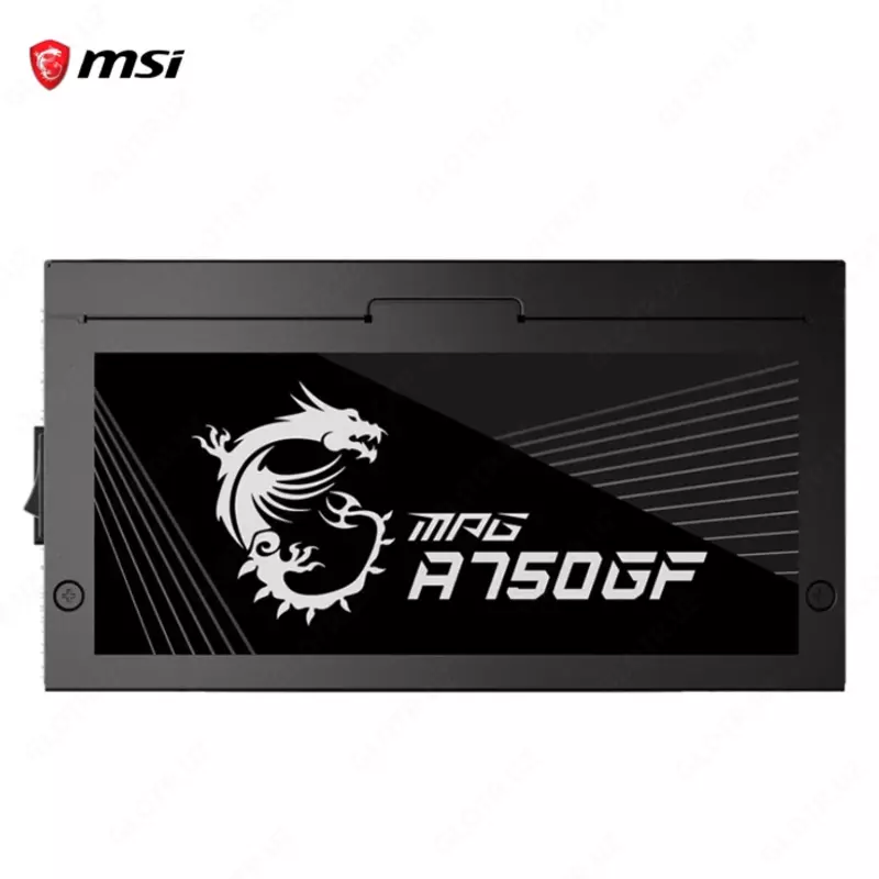 Блок питания MSI MPG A750GF, 80 Plus Gold, Modular, 750 Watt Power Supply, 100% All Japanese 105°C Capacitor