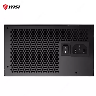 Блок питания MSI MPG A850GF, 80 Plus Gold, Modular, 850 Watt Power Supply, 100% All Japanese 105°C Capacitor