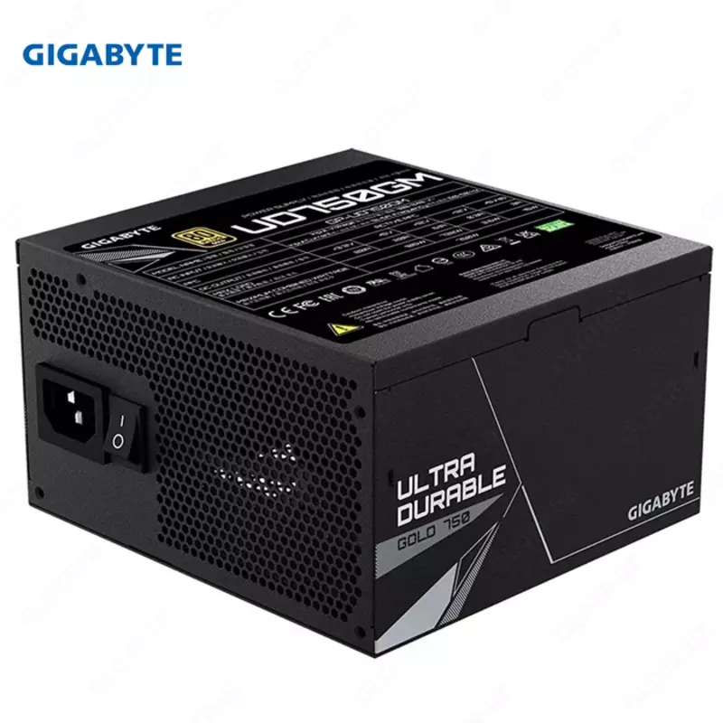 Блок питания Gigabyte UD750 750W, 120mm, 80 Plus Gold, Modular ATX Power Supply
