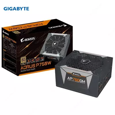 Блок питания Gigabyte Aorus GP-AP750GM 750W, 120mm, 80 Plus Gold, Modular, ATX Power Supply