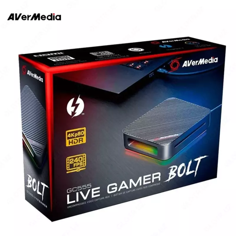  Устройство видеозахвата AverMedia GC555 - Live Gamer Bolt ELSO.uz